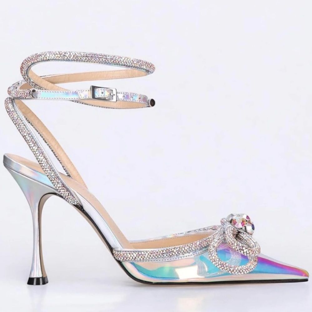 Mach & Mach Sparkling Rhinestone Heels